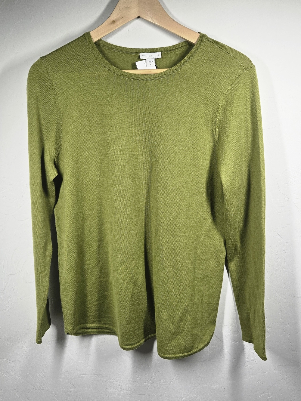 J. Jill Olive Green Long Sleeve Tee